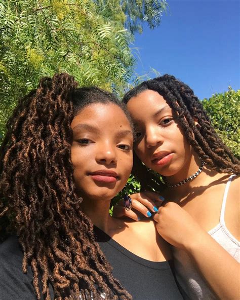 chloe and halle locs